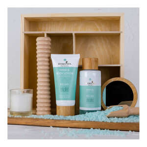 Badeset HOME SPA in Aufbewahrungsbox aus Holz