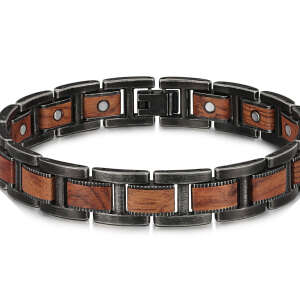 Magnetarmband rotes Sandelholz (20,6 cm)