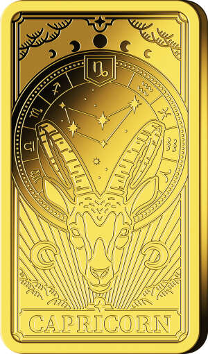 Goldbarren Sternzeichen Steinbock (mit Zertifikat)