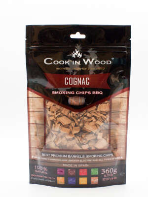 Smoking Chips Cognac Eichenfass Räucherspäne 360gr