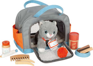 small foot Katze mit Tasche und Pflege-Set