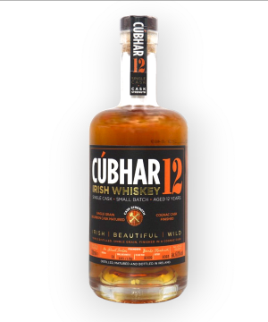 Cúbhar Single Cask Single Grain Irish Whiskey Cask Strength, Aged 12 Years (Cognac Cask Finish)