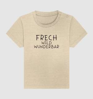 FRECH WILD WUNDERBAR - Baby Organic Shirt