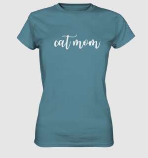 cat mom - Ladies Premium Shirt