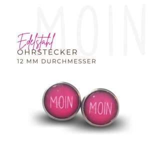 Ohrstecker Edelstahl MOIN pink
