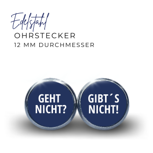 Ohrstecker Edelstahl Geht nicht? Gibt´s nicht!