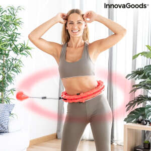 Hula-Hoop Fitnessreifen mit Gewicht (24 Teile) - Bauchtrainer & Auto-Spinning