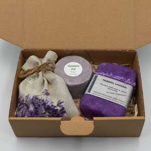 Geschenkbox "Lavendel Liebe", Naturkosmetik Geschenkset vegan,