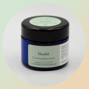Naturkosmetik, HANF Feuchtigkeitscreme, 2 in 1 Tages- und Nachtcreme
