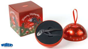 Christmas-Edition Wasserpumpenzange "COBRA" | 100 mm | in Weihnachtskugel | Limited Edition