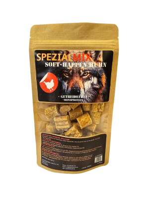 Spezialmix Soft-Happen Huhn 100 g - Hundesnack, getreidefrei, Monoprotein, mit Colostrum