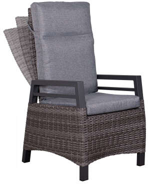 dekoVries Montana Dining Relaxsessel 8mm dark grey