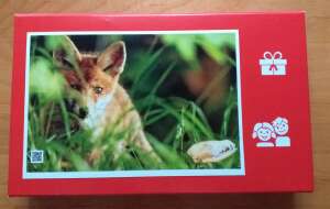 Puzzle Fuchs mit Tierlaut und Tierinfos zum Anhören