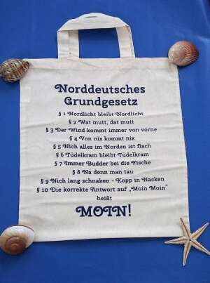 Tasche mit Aufdruck "Norddeutsches Grundgesetz"
