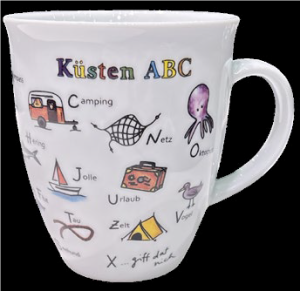 Becher "Küsten ABC"