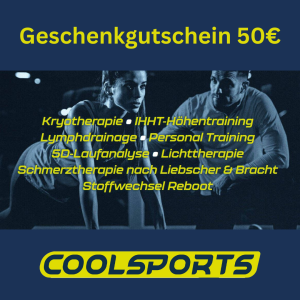 Geschenk Gutschein 50€ - Coolsports