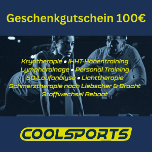 Geschenk Gutschein 100€ - Coolsports