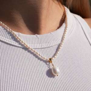 Perle ,,Lia'' - 18k vergoldet