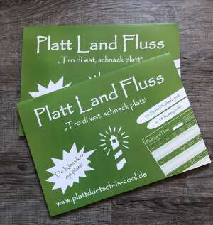 PLATT LAND FLUSS - Der Spieleblock auf Platt!